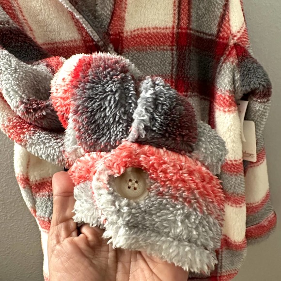 NWT PJ Salvage Women's plush cozy Shacket Size Small/ Medium - Picture 10 of 10